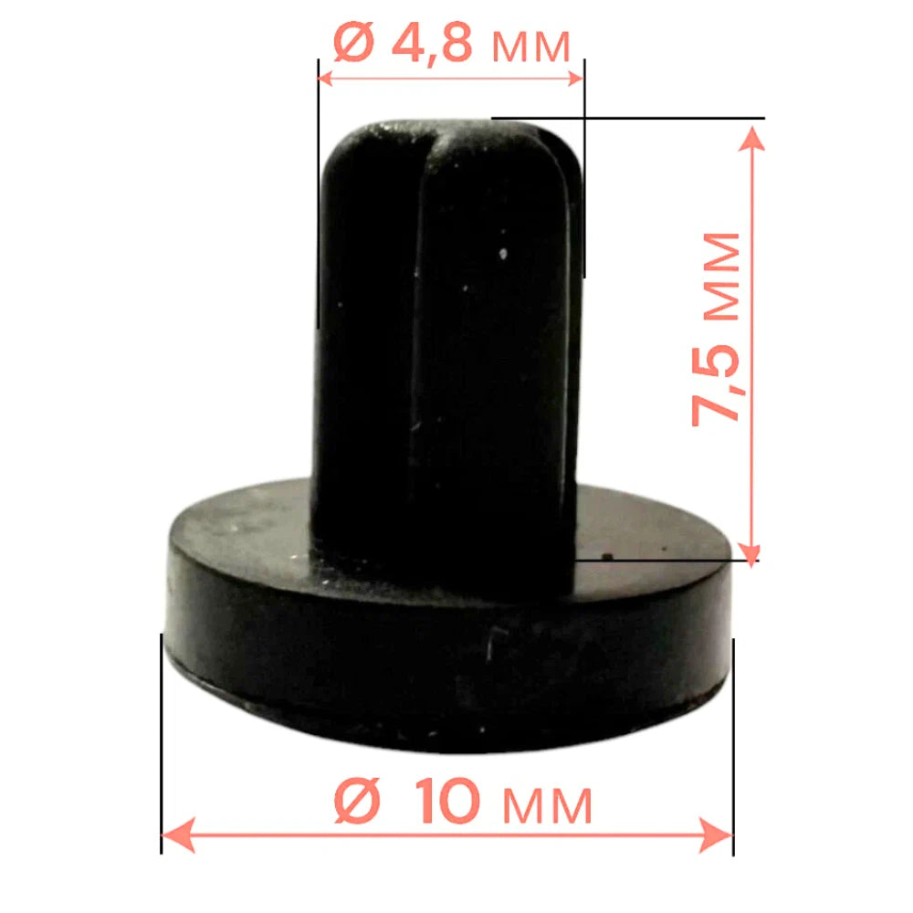1 gommino antigraffio per griglie piano cottura Electrolux 50280807004