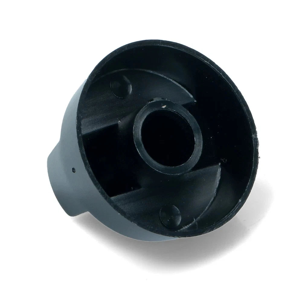 Manopola nera universale per piano cottura cucina a gas passo 6 - 7 - 8 mm