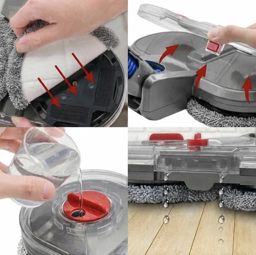 Spazzola Lavapavimenti Per Dyson V7 V8 V10 V11 V15