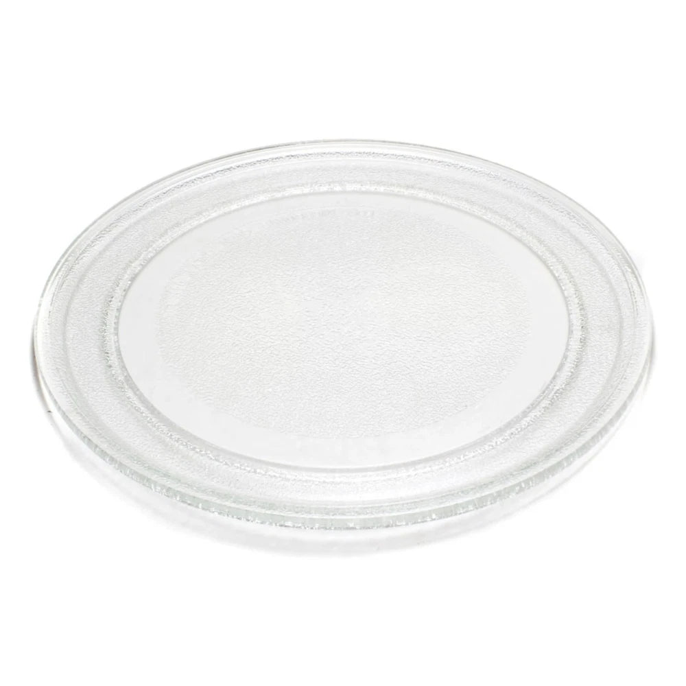 Piatto per forno microonde girevole in vetro 24,5 cm fondo liscio varie marche