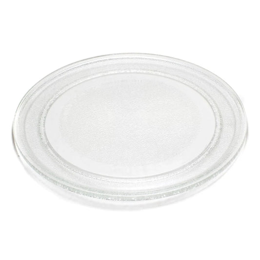 Piatto per forno microonde girevole in vetro 24,5 cm fondo liscio varie marche