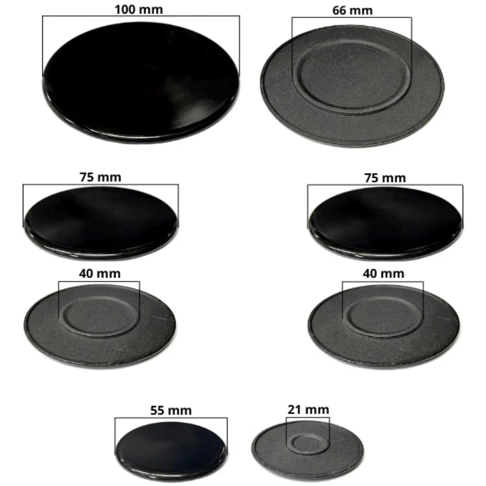 Kit bruciatori spartifiamma 4 fuochi piano cottura cucina Tecnogas - MBM