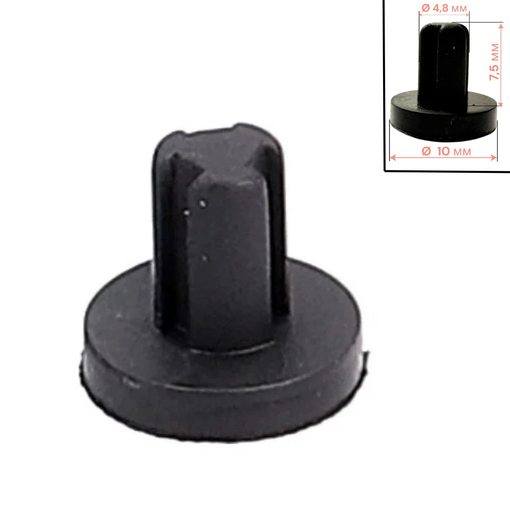 1 gommino antigraffio per griglie piano cottura Whirlpool Indesit 481246368017