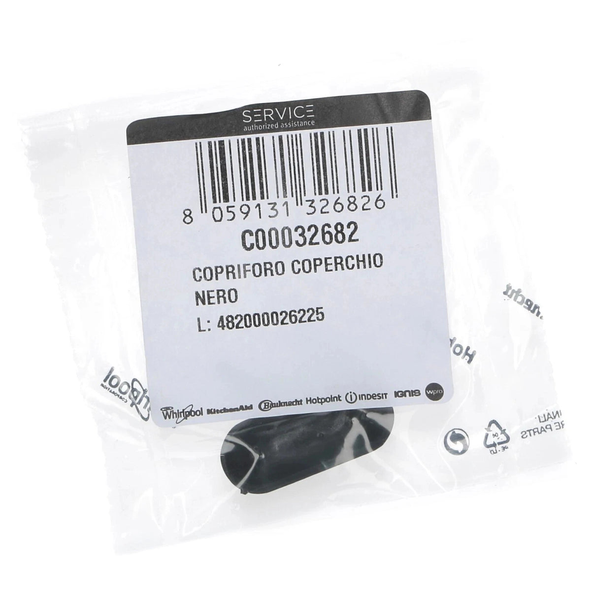 Copriforo coperchio piano cottura cucina Ariston Indesit originale C00032682