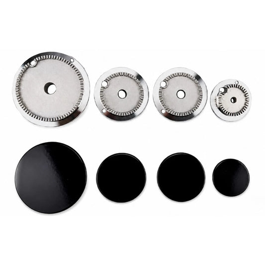 Kit bruciatori spartifiamma 4 fuochi piano cottura cucina gas Rex Electrolux Aeg