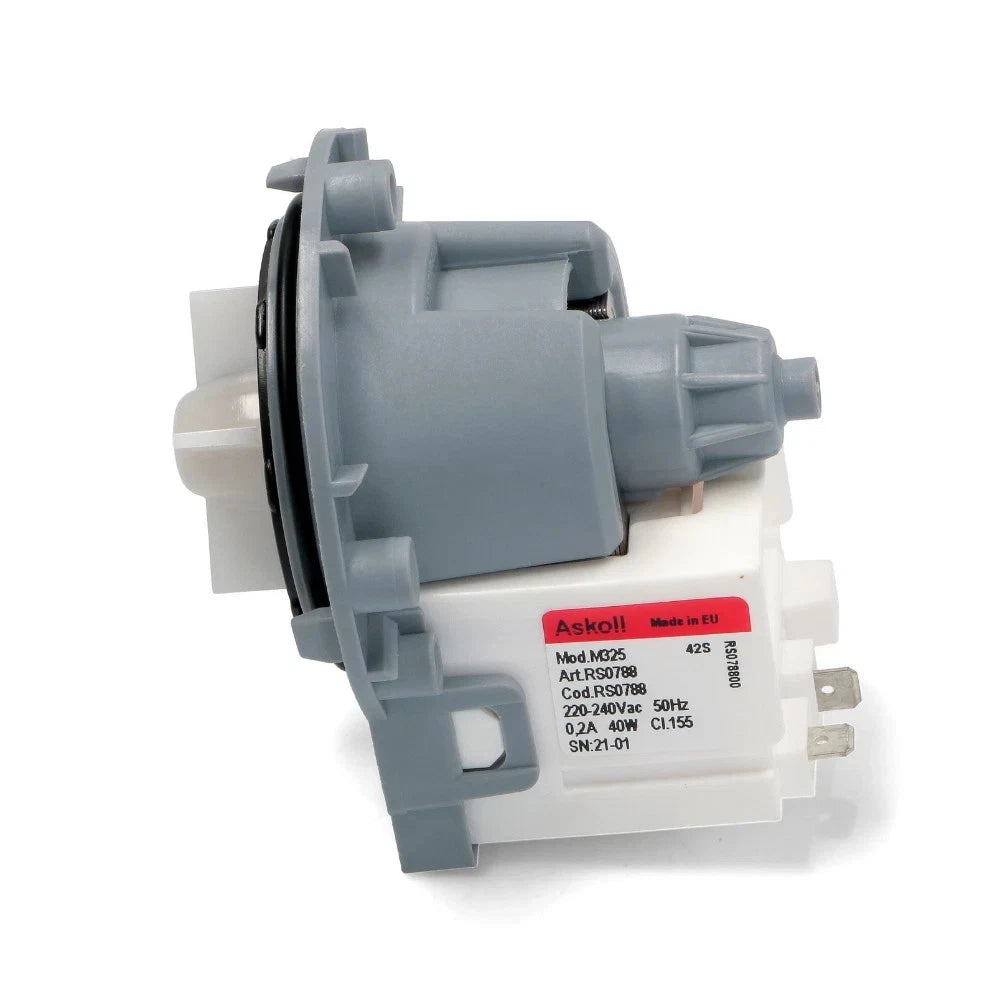 Motore pompa scarico Askoll 40 W lavatrice Electrolux Candy Indesit Universale